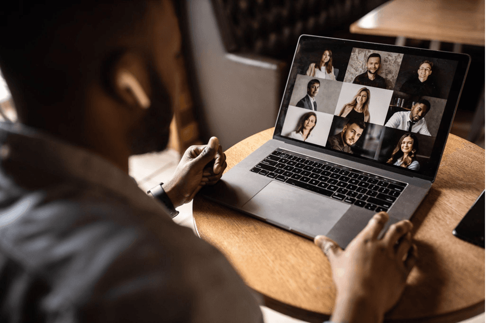 Virtual improv team building experience