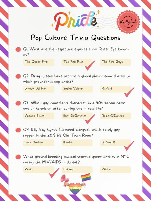 Pride month trivia questions and answers 02 282