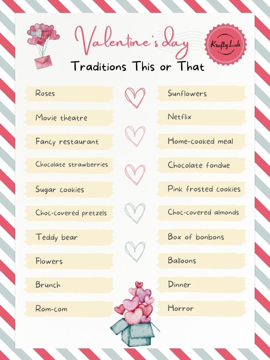 Valentines day traditions this or that kraftylab