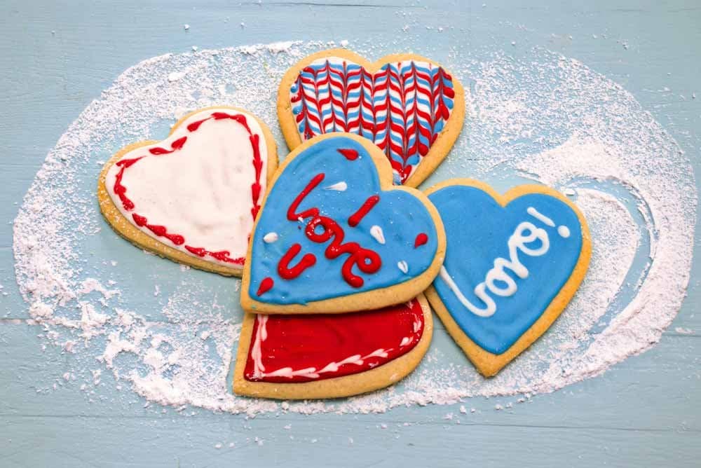 Valentines cookie decorating kit