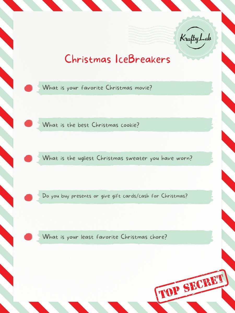 Christmas icebreaker questions by kraftylab optimized