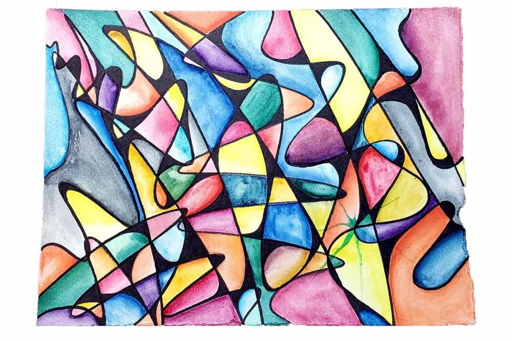 Neurographic virtual art class