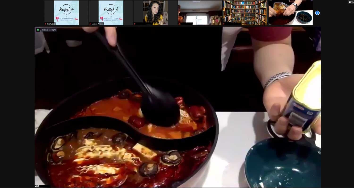 Virtual potluck kit